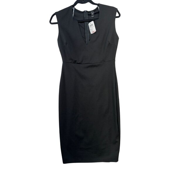 Windsor Black Sleeveless Cocktail Dress S  Stretchy Knee-Length - Picture 1 of 9